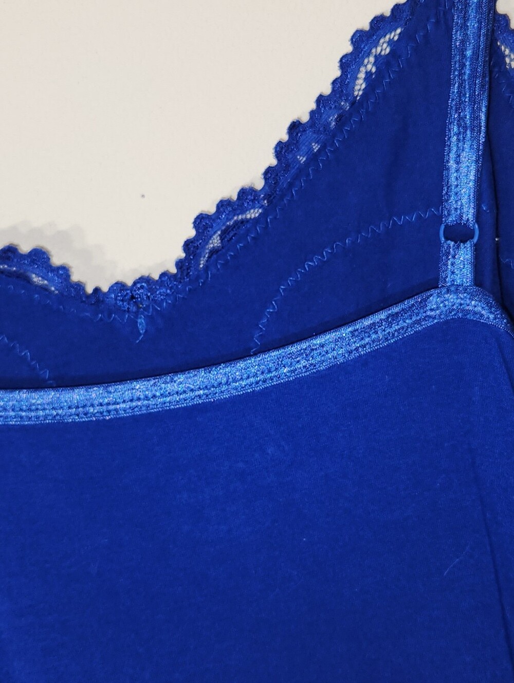 💙💙Lace-Trim Cami Tank Top💙💙 - Royal Blue. Lane Bryant 14/16. - Picture 10 of 13